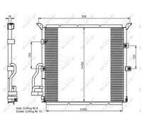 NRF 35586 Condenseur, climatisation
