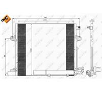 Condenseur de climatisation 35618 NRF pour MERCEDES-BENZ CLASSE R L