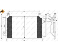 Condenseur, climatisation NRF 35881