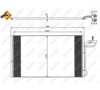 NRF 35882 Condenseur, climatisation
