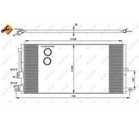 Condenseur, climatisation NRF 35885