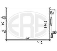 Condenseur de climatisation 667072 ERA pour RENAULT TWINGO II