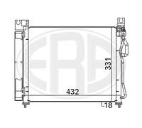 Condenseur de climatisation 667119 ERA pour KIA PICANTO I