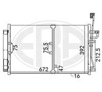 Condenseur de climatisation 667140 ERA pour CHEVROLET OPEL