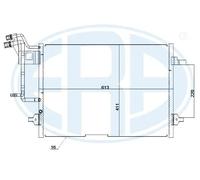 ERA 667216 Condenseur, climatisation pour AUDI,VW