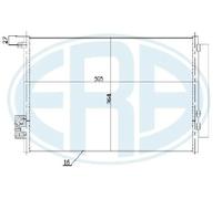 Condenseur de climatisation 667271 ERA pour FIAT 500L TIPO A trois volumes