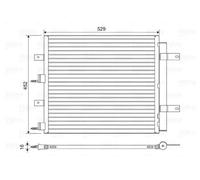Condenseur de climatisation 814196 VALEO pour JAGUAR XK II Coupé S-TYPE II XF I