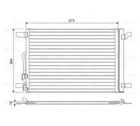 Condenseur de climatisation 814301 VALEO pour SEAT VW AUDI SKODA CUPRA