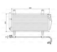 Condenseur de climatisation 814456 VALEO pour MAZDA 6 A trois volumes 6 Break