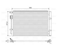 Condenseur de climatisation 822597 VALEO pour HYUNDAI i20 II i20 II Coupé