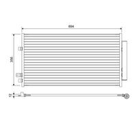 Condenseur, climatisation VALEO 822638