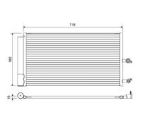Condenseur de climatisation 822645 VALEO pour VOLVO XC90 II XC60 II