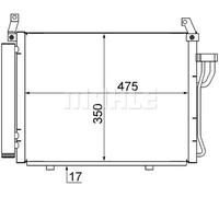 MAHLE AC 17 000S Condenseur, climatisation