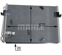 Condenseur de climatisation AC 174 000S MAHLE pour BMW 8