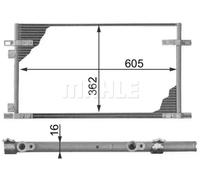 Condenseur de climatisation AC 278 000P MAHLE pour RENAULT LAGUNA I