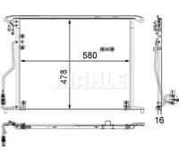 MAHLE ORIGINAL AC 334 000S Condenseur, climatisation
