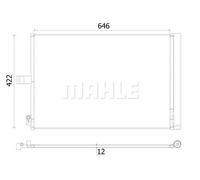 MAHLE AC 932 000S Condenseur, climatisation