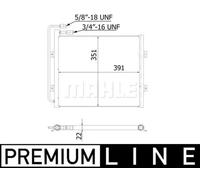 MAHLE AC 940 000P Condenseur, climatisation