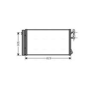 PRASCO BWA5296D Condenseur, climatisation