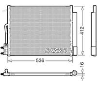 Condenseur de climatisation DCN20043 DENSO pour OPEL MERIVA B Monospace
