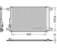 Condenseur de climatisation DCN32033 DENSO pour AUDI VW