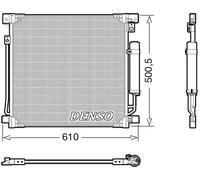 Condenseur de climatisation DCN45013 DENSO pour MITSUBISHI L200 / TRITON