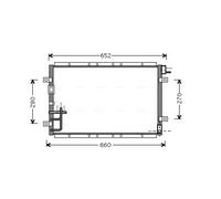 Condenseur, climatisation AVA Clever Choice KA5030