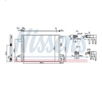 Condenseur de climatisation NISSENS 941194 pour GLB (X247) 1.3 2019-2023