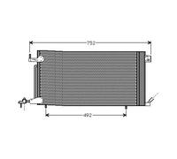 AVA COOLING SYSTEMS PEA5187 Condenseur, climatisation