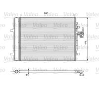 Condenseur de climatisation R 134a 814318 VALEO pour VOLVO LAND ROVER