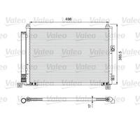 Condenseur de climatisation R 134a 814403 VALEO pour FORD MAZDA