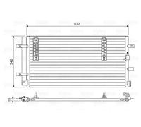 Condenseur de climatisation R 134a 814419 VALEO pour AUDI Q5 A5 A5 Sportback