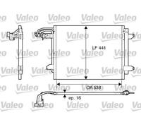 Condenseur de climatisation R 134a 817806 VALEO pour VW TOURAN TOURAN VAN