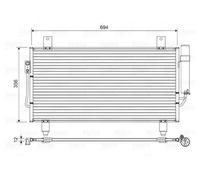 VALEO 822599 Condenseur, climatisation