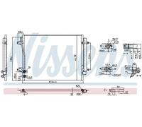 NISSENS 940864 Condenseur, climatisation