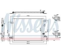 Condenseur, climatisation NISSENS 941061