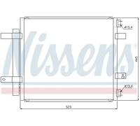 Condenseur de climatisation R 134a 94866 NISSENS pour JAGUAR DAIMLER