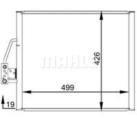 Condenseur de climatisation R 134a AC 277 000S MAHLE pour BMW ALPINA