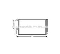 AVA COOLING SYSTEMS ALA5115D Condenseur, climatisation