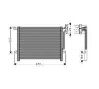 AVA COOLING SYSTEMS BW5203 Condenseur, climatisation