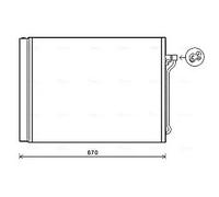 AVA COOLING SYSTEMS BW5409D Condenseur, climatisation