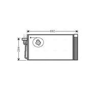 AVA COOLING SYSTEMS BWA5273D Condenseur, climatisation