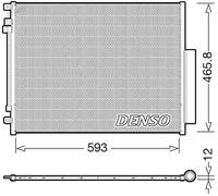 Denso Condenseur de climatisation DCN01005 R134a pour Alfa Romeo Stelvio/Giulia
