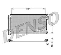Condenseur de climatisation R 134a DCN05012 DENSO pour ALPINA BMW