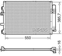Condenseur de climatisation R 134a DCN10044 DENSO pour FORD C-MAX II GRAND C-MAX