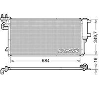 Condenseur, climatisation DENSO DCN10045