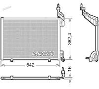 Condenseur, climatisation DENSO DCN10048
