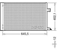Condenseur de climatisation R 134a DCN11009 DENSO pour JAGUAR XE XF II F-PACE