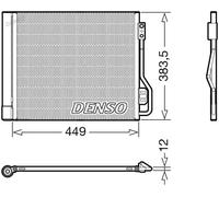 Condenseur, climatisation DENSO DCN16002