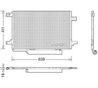 Denso Condensateurs Air DCN17004
